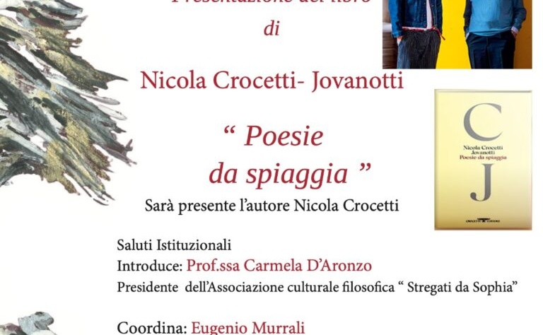 Tvsette.net ” Stregati da Sophia” presenta “Poesie da spiaggia” di Jovanotti e Crocetti