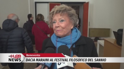 Dacia Maraini al Festival Filosofico del Sannio parla di donne e libertà