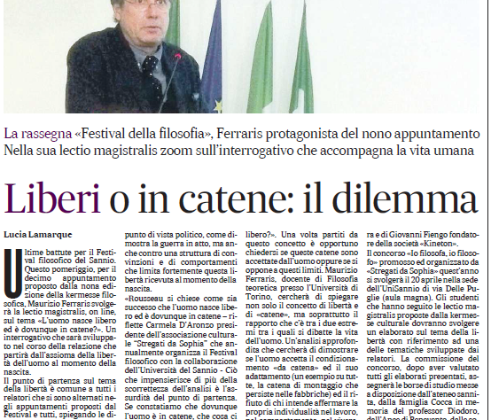 Liberi o in catene: il dilemma